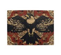 An Eagle With A Red Background Wooden Puzzle 500 Piece Jigsaw Puzzle for Adults Challenging Puzzle for Game Size 15"x20.4"