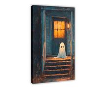 An Eerie Autumn Night Canvas Poster Bedroom Decor Landscape Office Room Decor Gift 08x12inch(20x30cm)