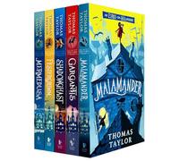 An Eerie-on-Sea Mystery 4 Book Set By Thomas Taylor Malamander, Gargantis, Shadowghast, Festergrimm