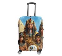 an Egyptian Family Personalized Luggage Case Cover Funny Travel Accessories Washable Suitcase Protector Fit 19-32 Inch S