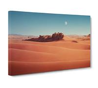 An Elegant Desert Canvas Print | Gallery Wrapped 30mm Frame Wall Art | 30x20 inches | Ready to Hang | Contemporary Landscape Picture | Living Room Bedroom Lounge Office