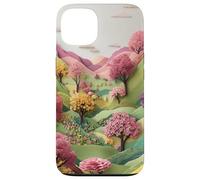 An Elegant Pastel Blossoms Design, An Awakening Spring Case for iPhone 13