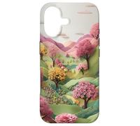 An Elegant Pastel Blossoms Design, An Awakening Spring Case for iPhone 17