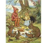 An Elf to Tea, Margaret Tarrant - Medici Print