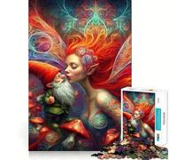 An Enchantress Kiss Adult Jigsaw1000 Pieces Cognitive Train Game Tight Interlock No Gaps Calming Mental Break Activity (50x75cm)