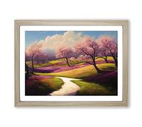 An Endearing Spring Forest Framed Wall Art Print A2 Oak