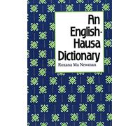 An English-Hausa Dictionary (Yale Language Series)