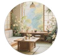 An Environment Filled with Flowers And Plants Jigsaw Puzzles Puzzle for Adults Kids. 1000 Piece Restaurant Impossible Challenge Toy Educational Game Home Decoration for Adults& Kids Age 14 Years Up 10