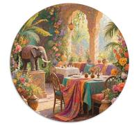 An Environment Filled with Flowers And Plants Jigsaw Puzzles Puzzle for Adults Kids. 1000 Pieces Restaurant Impossible Challenge Toy Educational Games Home Decoration for Adults& Kids Age 14 Years Up