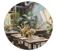 An Environment Filled with Flowers And Plants Jigsaw Puzzles Puzzles for Adults Kids. 1000 Piece Restaurant Impossible Challenge Toy Educational Game Home Decoration for Adults& Kids Age 14 Years Up 1