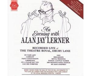 AN EVENING WITH ALAN JAY LERNER VARIOUS ARTISTS 23 TRACK LISTINGS AUDIO CD NEW
