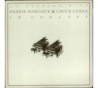 AN EVENING WITH HERBIE HANCOCK & CHICK COREA IN CONCERT VINYL LP 1978