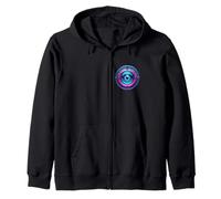 An Evil Eye Eyeball Zip Hoodie