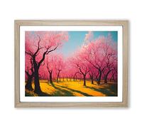 An Exceptional Spring Forest Framed Wall Art Print A2 Oak