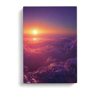 An Exceptional Sunset Canvas Print | Gallery Wrapped 30mm Frame Wall Art | 30x20 inches | Ready to Hang | Modern Landscape Picture | Living Room Bedroom Lounge Office