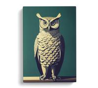 An Exciting Owl Canvas Wall Art Print 30x20 Inch