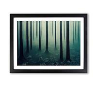 An Exotic Forest Framed Print | A3 Black Framed Wall Art | Ready to Hang | Modern Landscape Picture | Living Room Bedroom Lounge Office