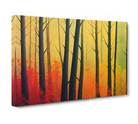 An Extraordinary Autumn Forest Canvas Wall Art Print 30x20 Inch