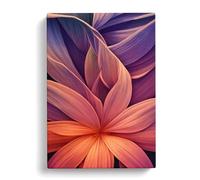 An Extraordinary Flower Purple, Red, Red Canvas Print for Living Room Bedroom Home Office Décor, Wall Art Picture Ready to Hang, 30x20 Inch (76x50 cm)