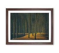 An Extraordinary Forest Framed Print | A3 Walnut Framed Wall Art | Ready to Hang | Modern Landscape Picture | Living Room Bedroom Lounge Office