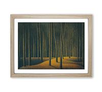An Extraordinary Forest Framed Wall Art Print A2 Oak