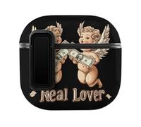 An-gels Dollar Bill Bluetooth Headphone Case Earphone Protective Cover with Magnets Lock Compatible with Airpods 4