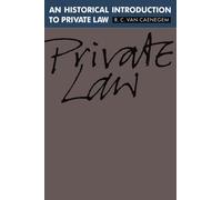 An Historical Introduction to Private Law – Cambridge University Press