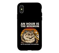 An Hour Is The Minimum Cat Grooming Baseline Case for iPhone X/XS