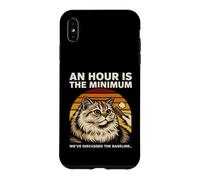 An Hour Is The Minimum Cat Grooming Baseline Case for iPhone XS Max