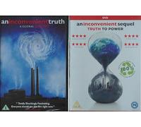 AN INCONVENIENT TRUTH 1-2 COMPLETE COLLECTION / 1. A GLOBAL WARNING / 2. AN INCONVENIENT SEQUEL - TRUTH TO POWER = ULTIMATE 2x DVD UK SET
