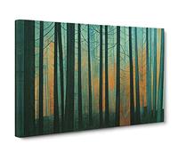 An Inspirational Abstract Forest Canvas Wall Art Print 30x20 Inch