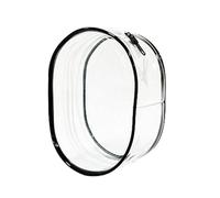 An Interesting 15.5cm Doll Storage Bag With Thick Pvc And High Transparency A Cute Proof Hanging Bag For Walking The Baby And Transparent Tyj905 (Black, 15.5cm)