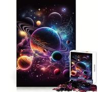 An Intergalactic Adventure 1000 Piece Jigsaws for Teenagers Analytical Skill Soothing Downtime Tight Join Art Xmas Gift (50x75cm)