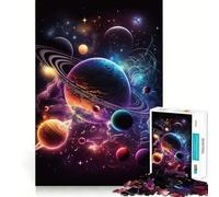 An Intergalactic Adventure Jigsaw Puzzle 1000 Logic Thinking Play Expert Cutting Craftsmanship Quiet Time Mind Exercise at Home (50x75cm)