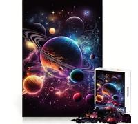 An Intergalactic Adventure Jigsaw Puzzles 1000 Piece for Teenagers Brain Teasing Quiet Fun Smooth Edges Birthday Gift (38x52cm)
