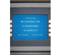 An Introduction to Behavioral Economics