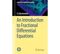 An Introduction to Fractional Differential Equations (Industrial and Applied Mathematics)