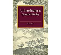 An Introduction to German Poetry