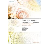 An Introduction to Management Science: Quantitative Approaches to Decision Making