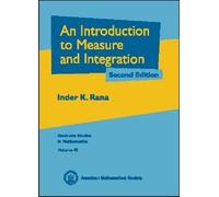 An Introduction to Measure and Integration (Graduate Studies in Mathematics)