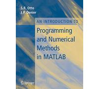 An Introduction to Programming and Numerical Methods in MATLAB