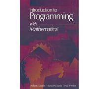 An Introduction to Programming with Mathematica: Includes diskette