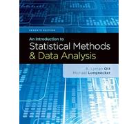 An Introduction to Statistical Methods and Data Analysis – Cengage Learning