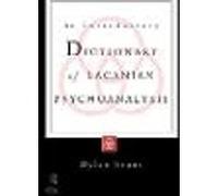 An Introductory Dictionary of Lacanian Psychoanalysis