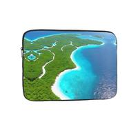 An island in the ocean Printing 13 inch Laptop Case Essential Accessory for Commuting and Office Use