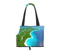 An island in the ocean Small pet carrier suitable for shopping malls airplanes buses and subways