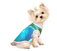An island in the Sea Pet Breathable Sleeveless T-shirt M for Small Dogs and Cats Soft, Lightweight, Stylish