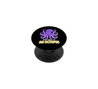 An Octopus Funny Ocean Animal Cephalopod Marine Life PopSockets Adhesive PopGrip