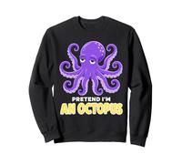 An Octopus Funny Ocean Animal Cephalopod Marine Life Sweatshirt