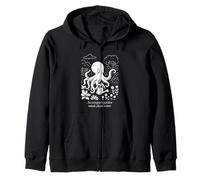 An Octopus's Garden Needs Clean Water Zip Hoodie